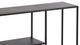 Rustic Metal Console Table With Shelves 47x12x32