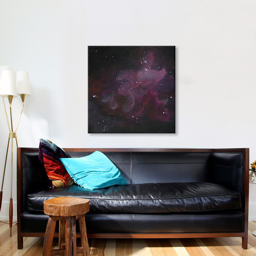 "Nebula One" by Emily Magone, 37"x37"