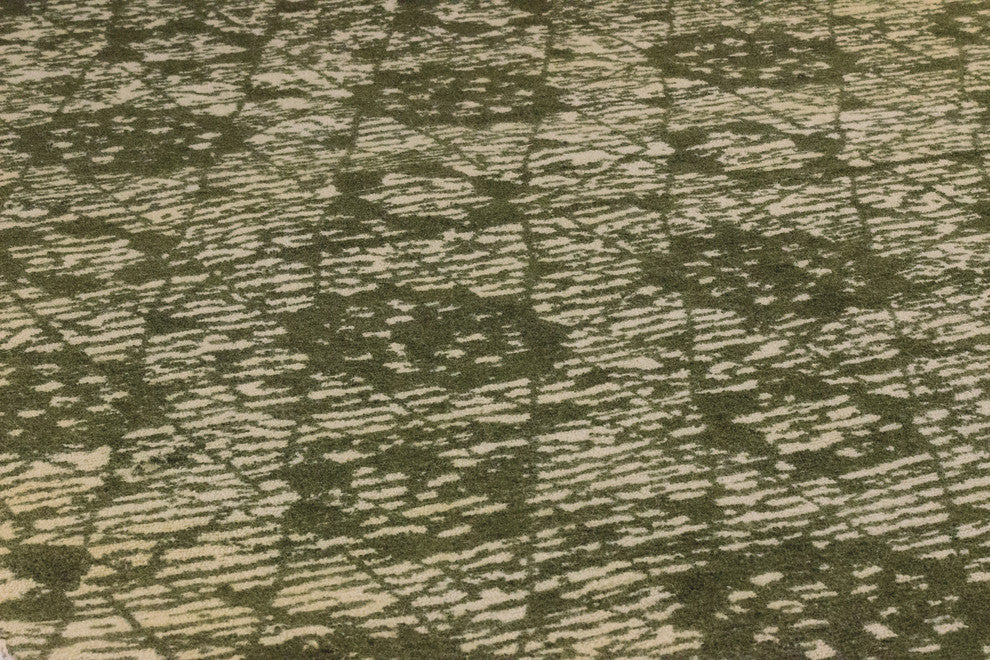 Baltimore Rug, Green, 5''x8''