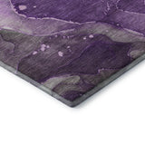 Premium Machine Washable Mayfield AMF522 Purple 2'3" x 7'6" Runner Rug