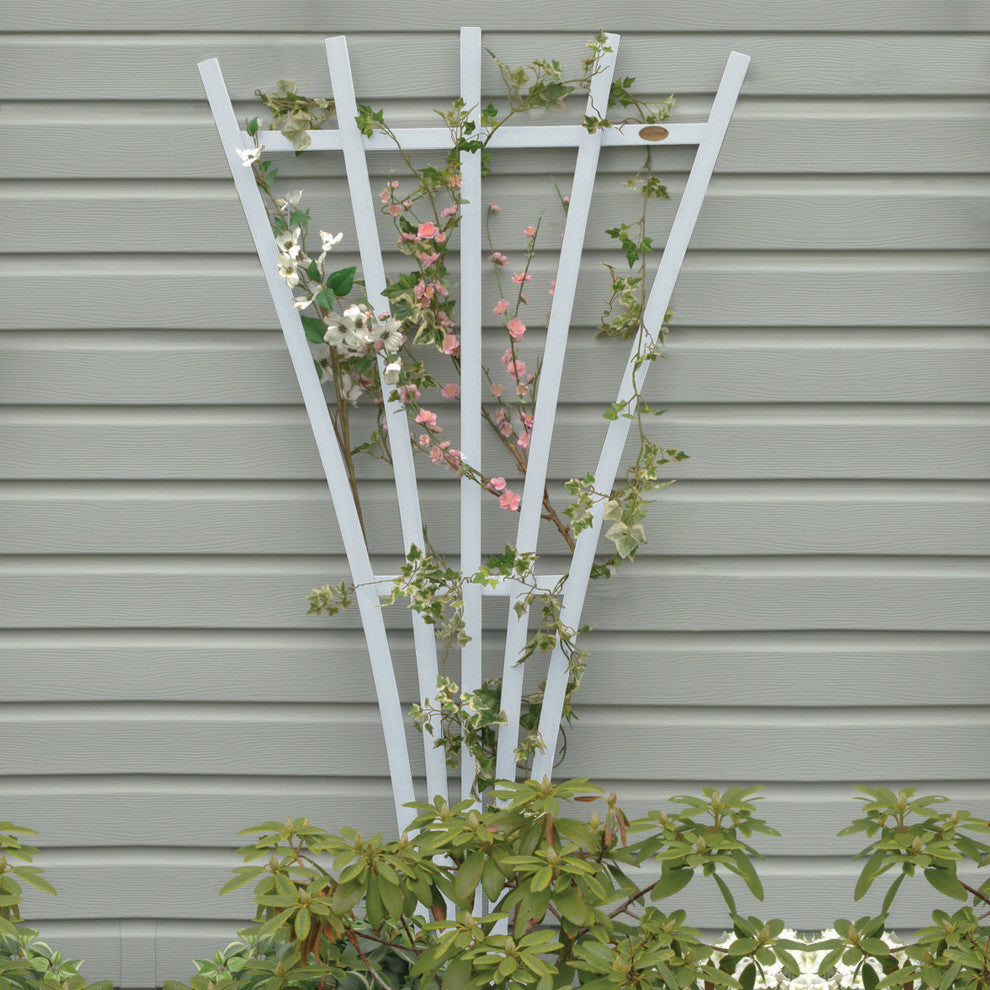 Hartford Fan Trellis, White