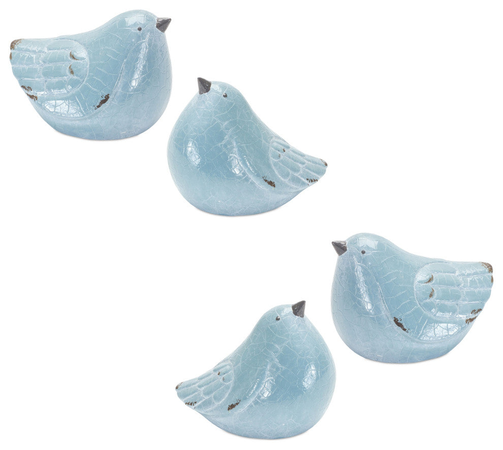 Terracotta Bird, 2-Piece Set