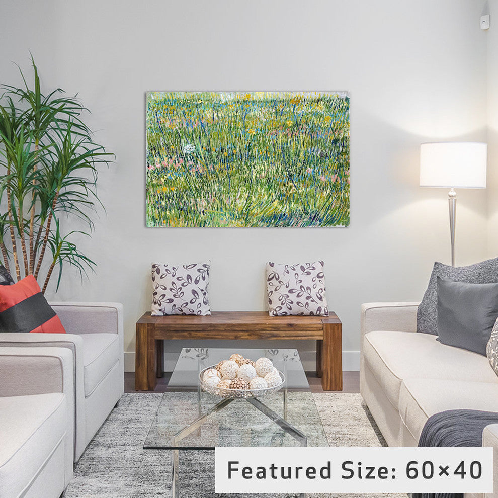 "Patch Of Grass" Wrapped Canvas Art Print, 26x18x1.5