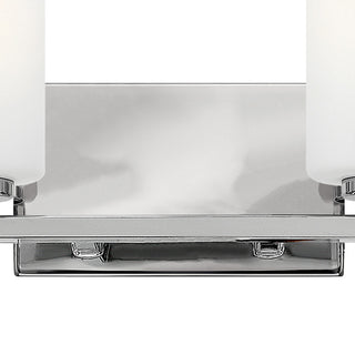 Hinkley Karlie Bathroom Vanity Light, Chrome, 2 Light