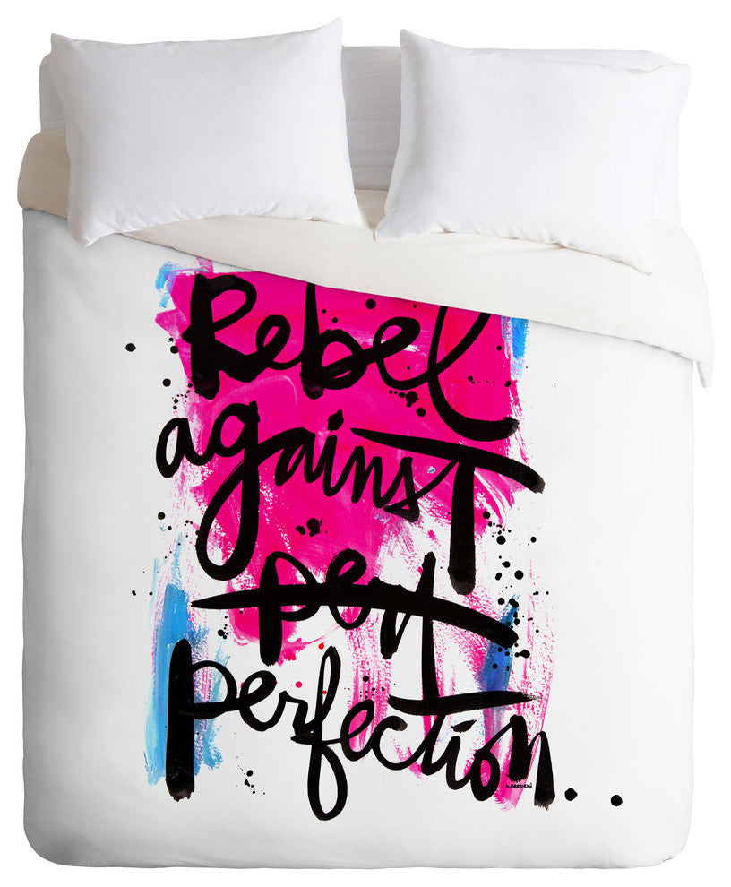 Deny Designs Kal Barteski Rebel Against Perfection Duvet Cover - Lightweight