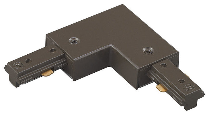 WAC Lighting H Track Left L Connector in Dark Bronze