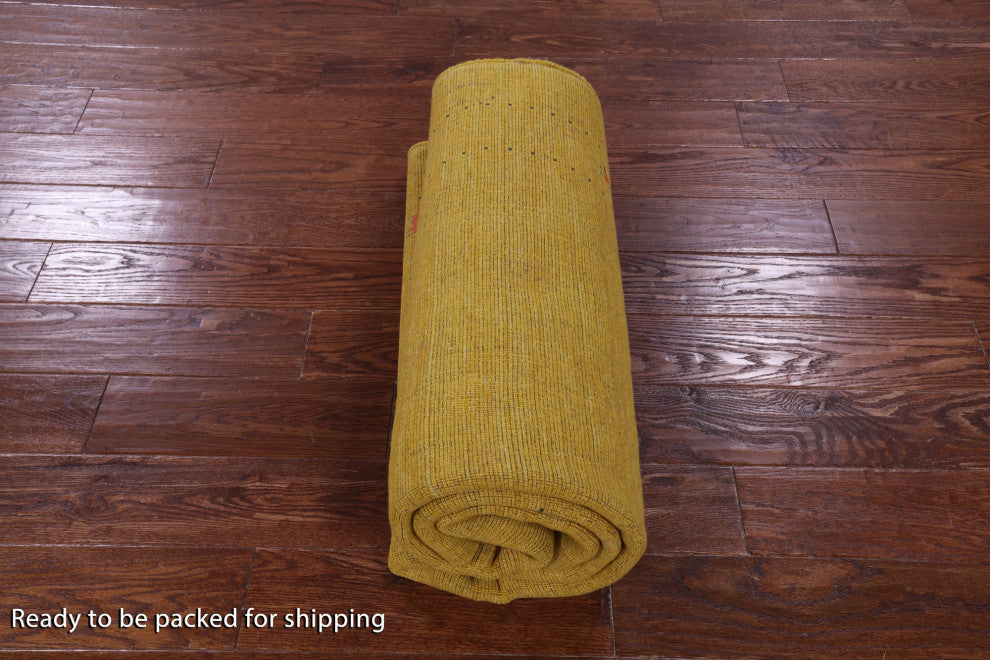 Persian Gabbeh Hand KNotted Wool Rug 5' 0" X 7' 0" - Q15156