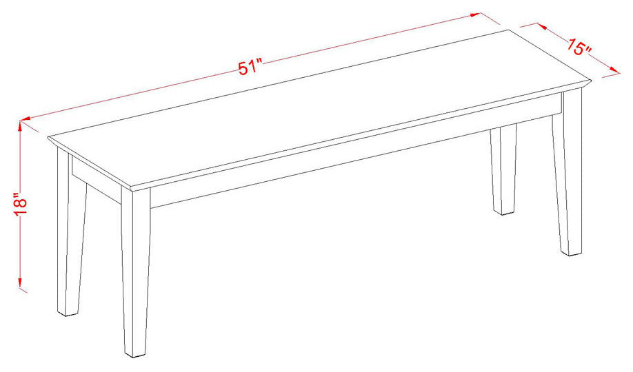 5 Pc Kitchen Table Set - Plus 2 Chairs For Dining Room And 2 Benches