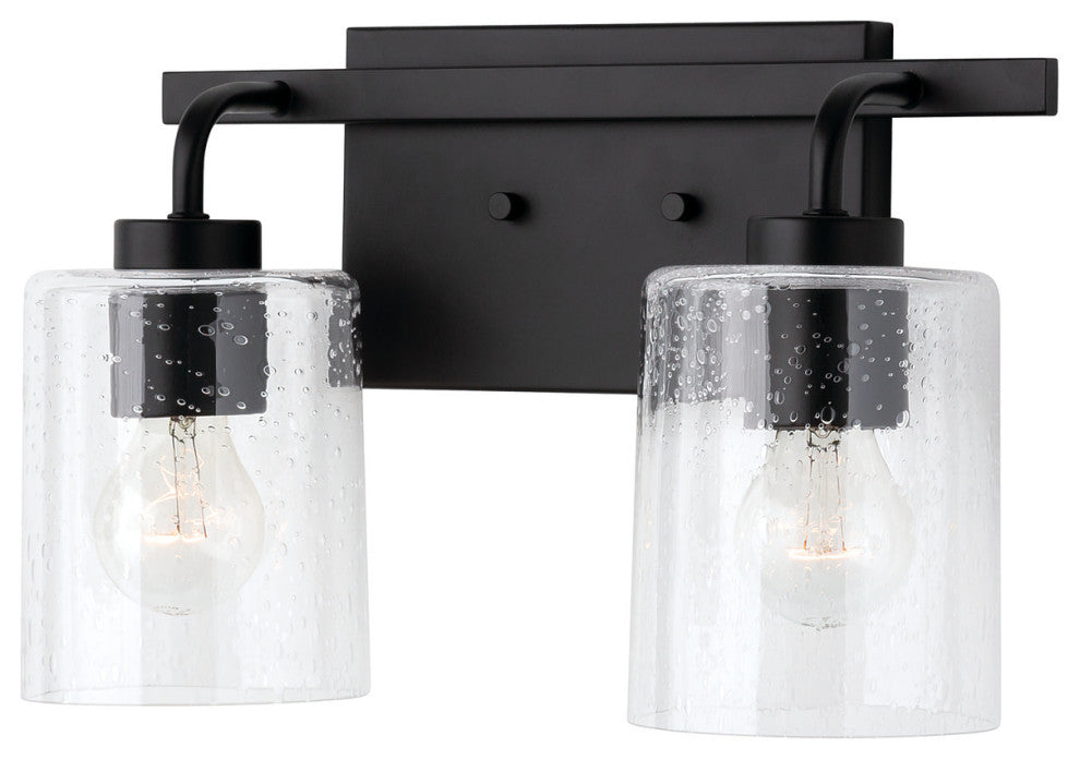 Capital Lighting 128521-449 Greyson 2 Light 15"W Bathroom Vanity - Aged Brass