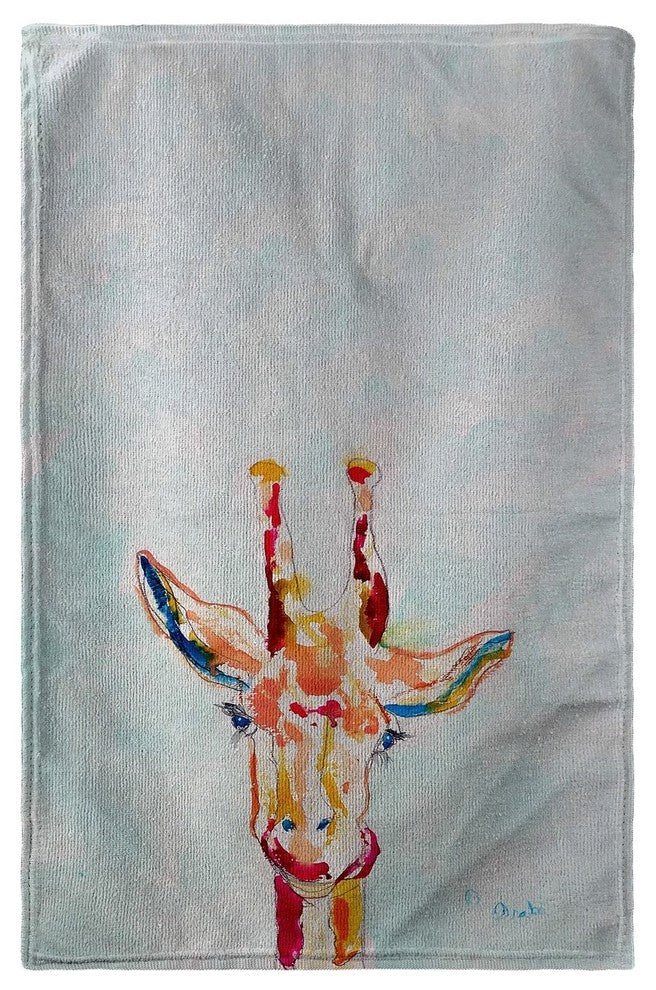 Betsy Drake Giraffe Beach Towel