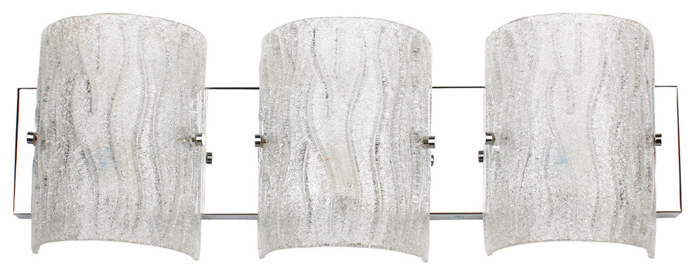 Brilliance 3-Light Bath Fixture, Chrome