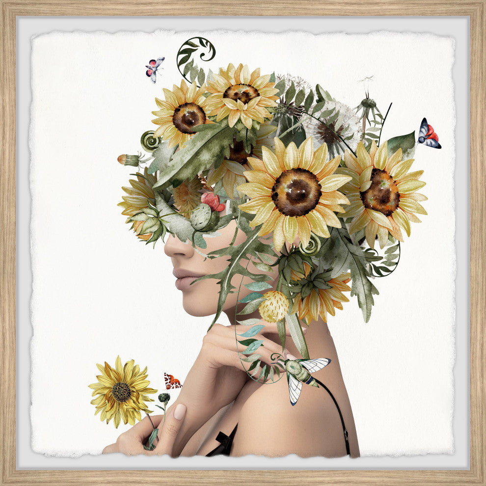 "Really Pretty" Framed Painting Print, 32x32