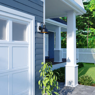 Vaxcel Lighting T0647 Cody 12" Tall Wall Sconce - Dark Bronze / Light Gold