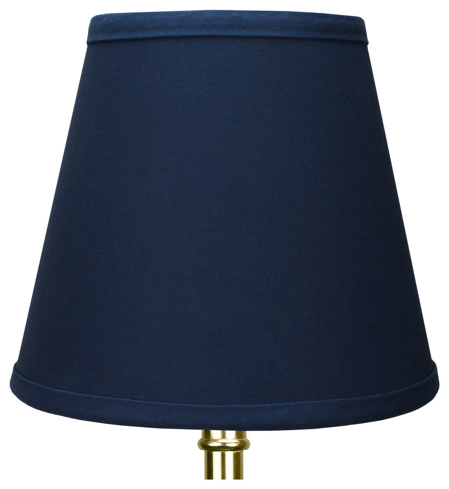 Fenchel Shades, 5"x9"x7" Bulb Clip Attachment Empire Lamp Shade, Linen