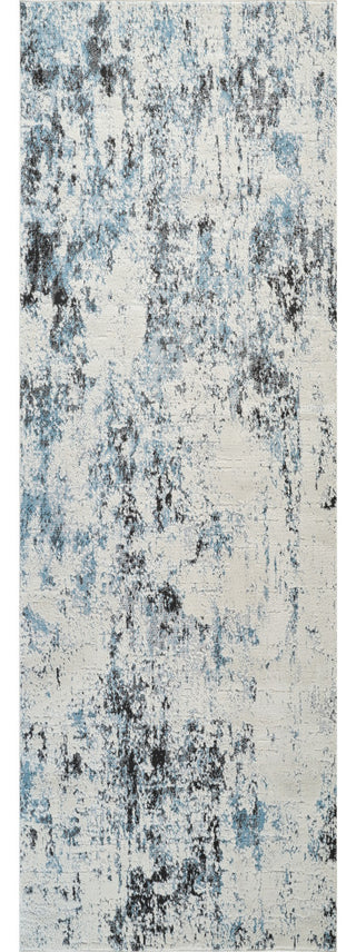 High-Low Pablo Blue/Ivory Runner