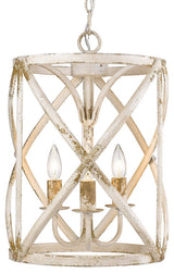Alcott 3-Light Pendant, Antique Ivory