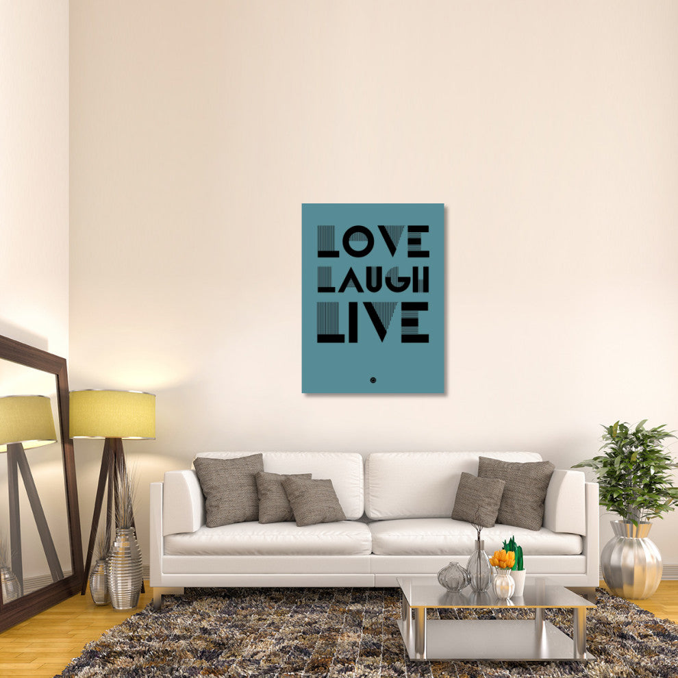 "Love Laugh Live Poster 4" Fine Art Print