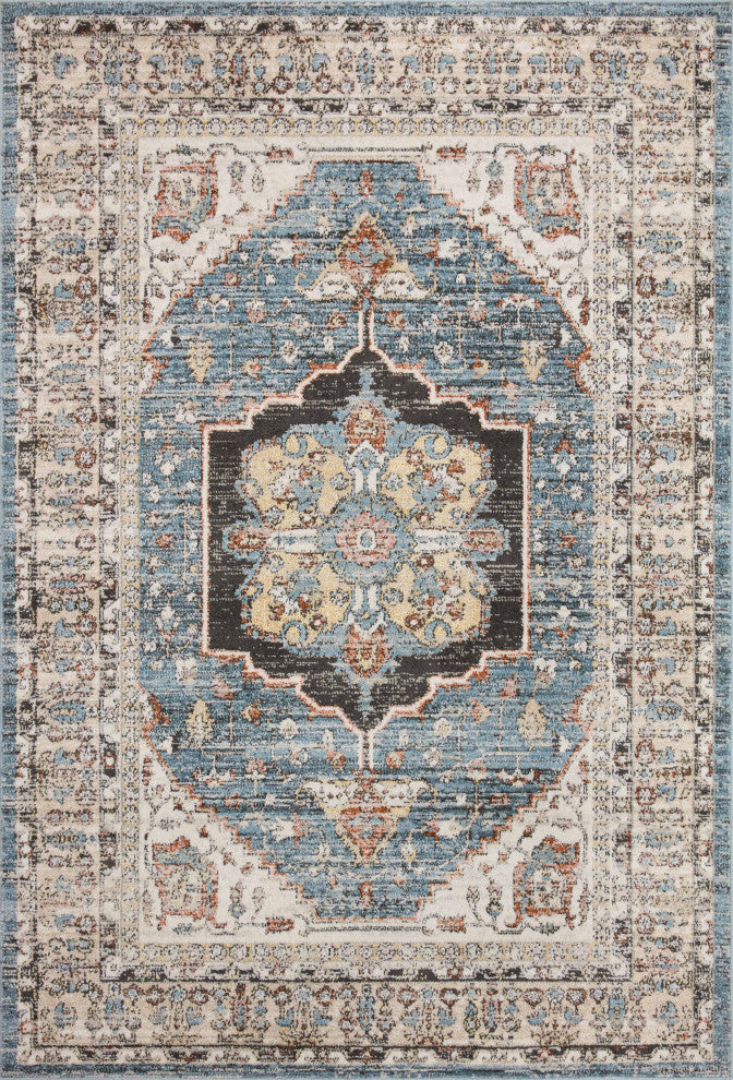 Loloi II Odette Sky / Multi 5'-3" x 7'-9" Area Rug