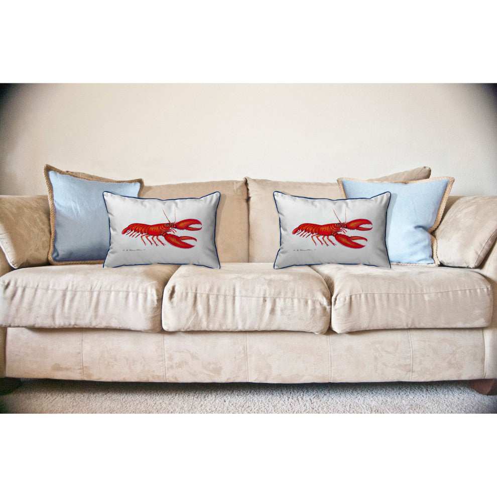 Red Lobster Large Indoor/Outdoor Pillow 16x20