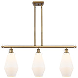 Innovations Cindyrella LED Island Light 516-3I-BB-G651-7-LED, Brushed Brass