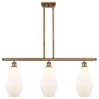 Innovations Cindyrella LED Island Light 516-3I-BB-G651-7-LED, Brushed Brass