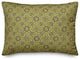 Mandala Pattern in Green Throw Pillow