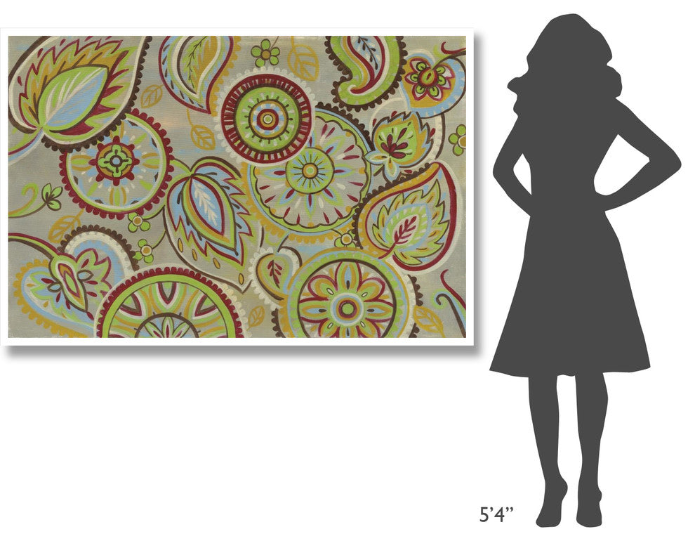 "Elegant Mandalas" Digital Paper Print by Silvia Vassileva, 62"x42"