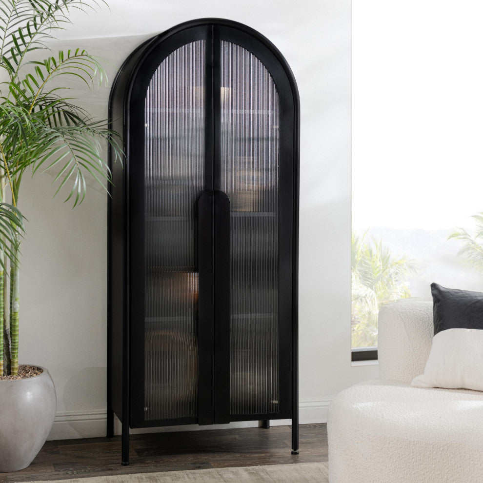 Moca Metal Curio Cabinet