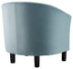 Prospect Channel Tufted Upholstered Velvet Armchair