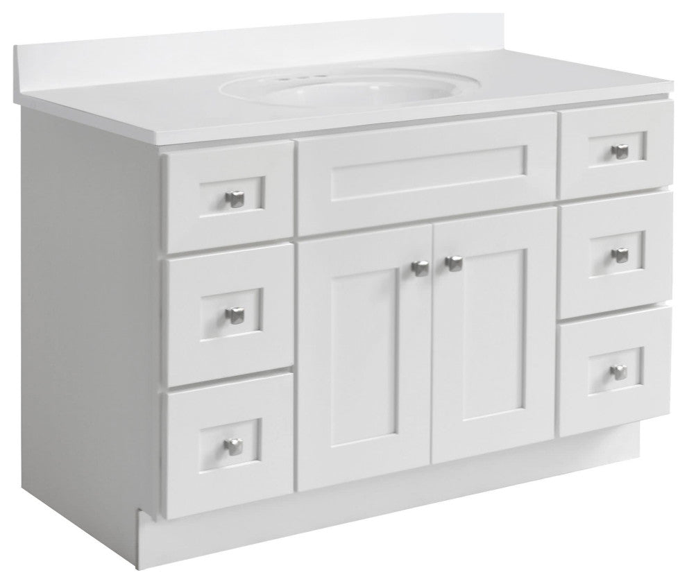 Design House 599001 Brookings 48" Single - White