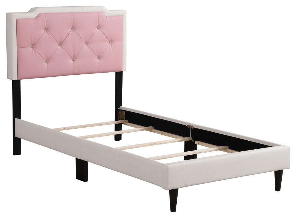 Starlight All in One Bed, Pink/White, Twin