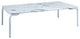 Spencer Outdoor Marble Top 49" Coffee Table