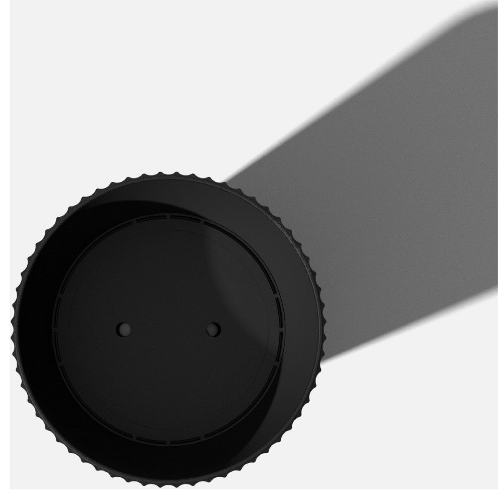 Veradek Demi Series Tall 26" Planter, Black, 2 Pack