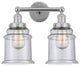 Innovations 616-2W-PC-G184 Canton 2 Light Bath Vanity Light, Polished Chrome