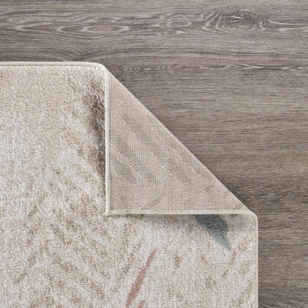 5" x 7" Ivory Eclectic Arrows Area Rug