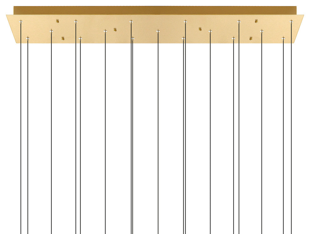 Greta Integrated LED Brass Chandelier