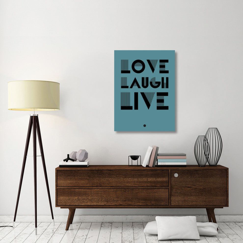 "Love Laugh Live Poster 4" Fine Art Print