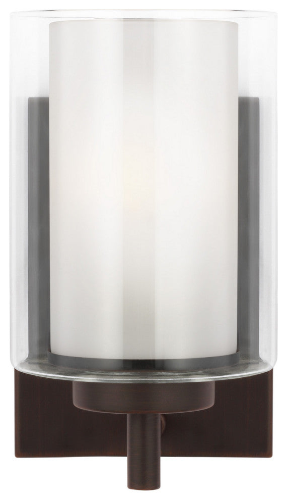 Elmwood Park 1-Light Wall / Bath Sconce, Bronze