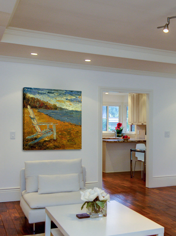 "Shoreline Memories" Painting Print on Canvas by Julie Joy