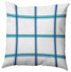 18" x 18" Geometric Decorative Throw Pillow, Autumn Blue