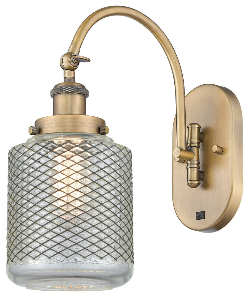 Innovations 918-1W-BB-G262 1-Light Sconce, Brushed Brass