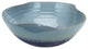 Swirl Bowl Blue Green Reaction Glazed Large