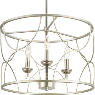 Landree Collection 3-Light Chandelier, Silver Ridge