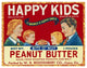 "Happy Kids Homogenized Peanut Butter" Print by Retrolabel, 25"x32"