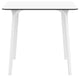 Maya Square Table 31 inch White
