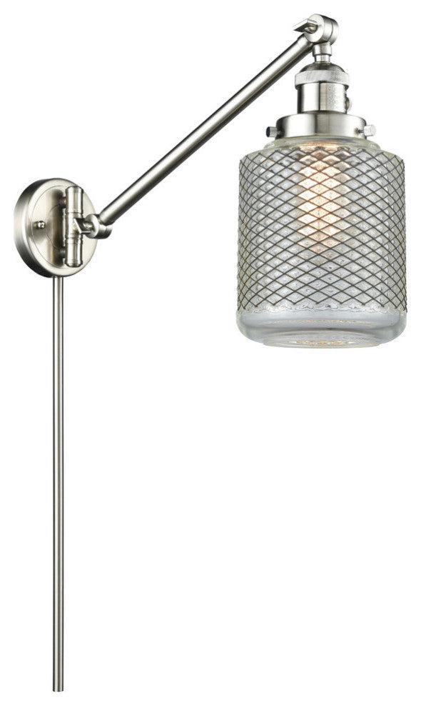 Innovations Lighting 237-Sn-G262-Led 1 Light Dimmable Led 25" Swing Arm