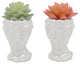 Succ In 3" Pearl Wh Ceramic Faceï¼ŒSet Of 2