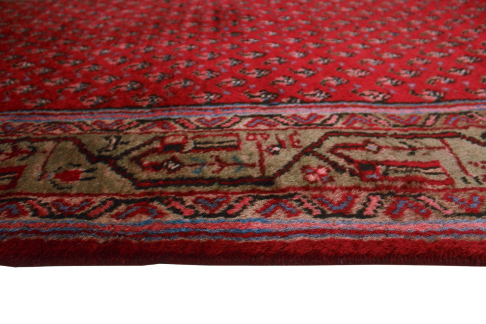 Vintage Distressed Naheed Red Runner