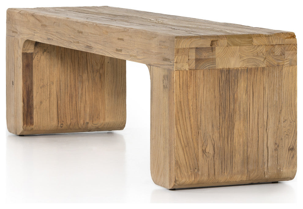 Merrick Accent Bench, Natural Elm