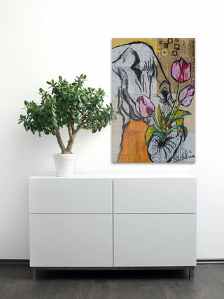 "Be Thankful" Painting Print on Wrapped Canvas, 24x36